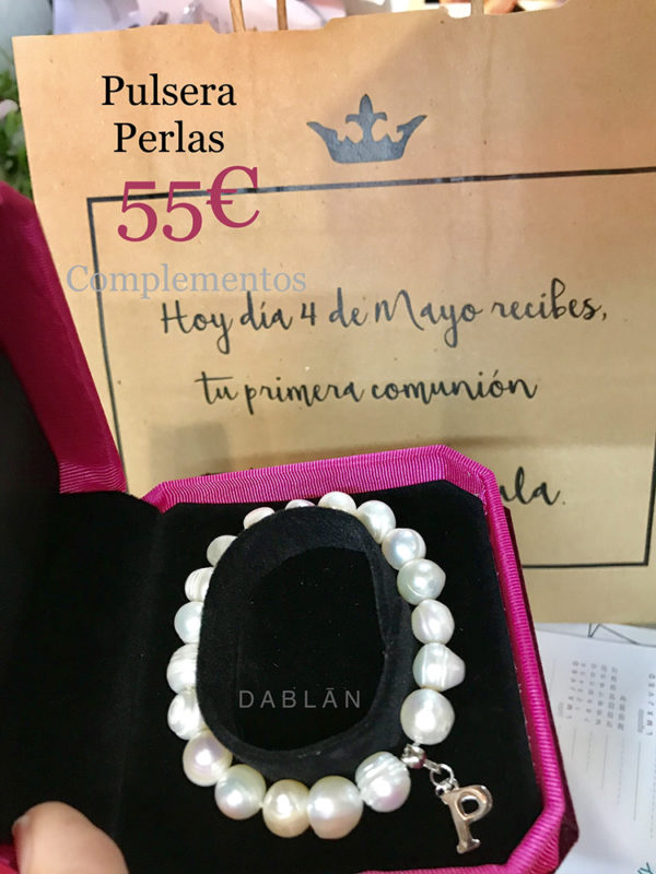 pulsera perlas